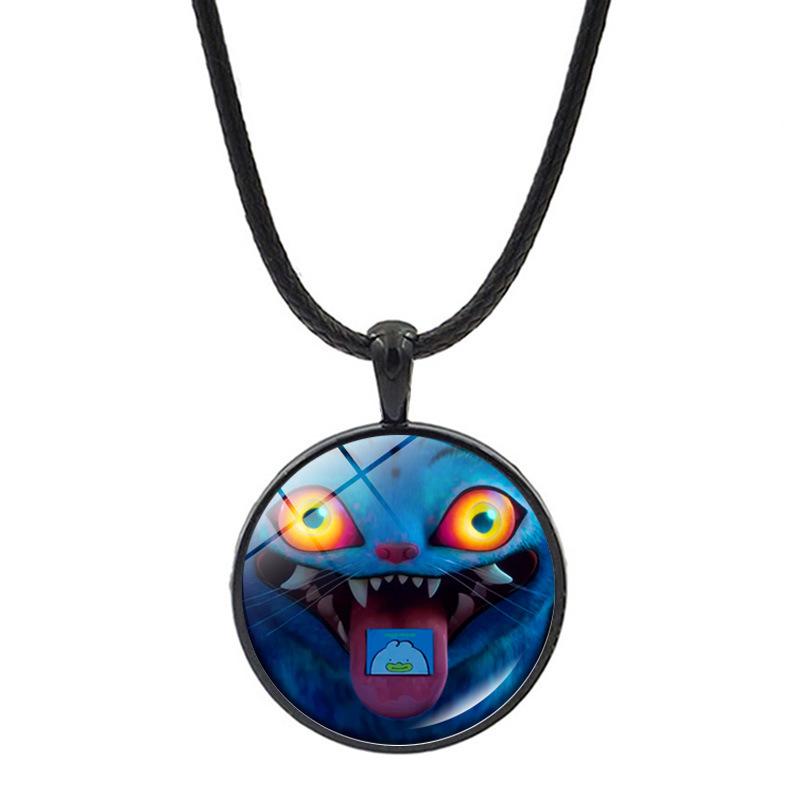 Round/heart Shape Necklaces Pendant Hunter Necklace Souvenir For Girls Women Fashion Jewelry Accessories Demon Sweater Chain