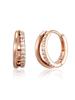 Geigerjewelry 18K Gf Sparkle Curve One-Touch Ring Earrings Gi8Kpee094