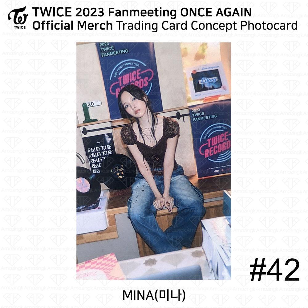 Twice 8. Jahrestag ONCE AGAIN Fanmeeting Pop-up MD Sammelkarte Fotokarte