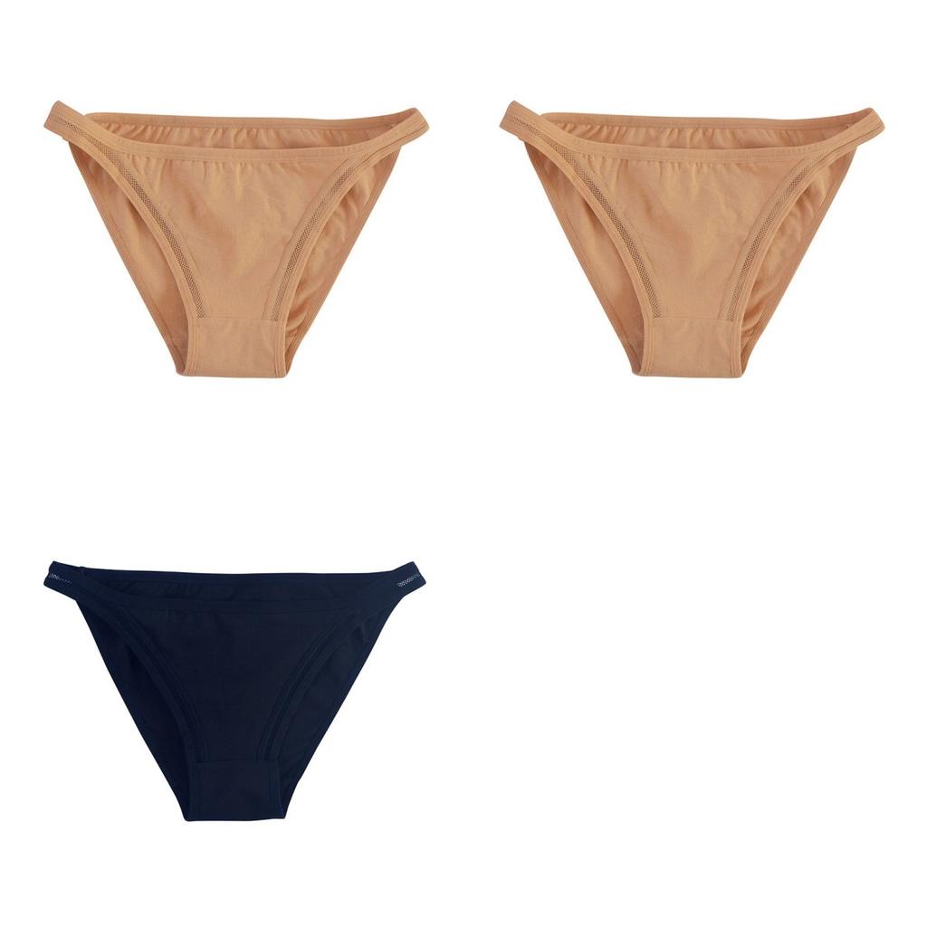 3Pcs/Set Cotton Panties Women Low Rise Briefs Female Underpants Sexy Lingerie Comfy Brazilian Panties Breathable Underwear M-XL