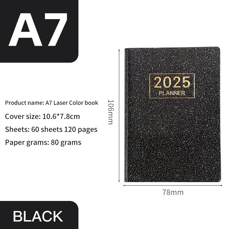 2025 Notebook Agenda Planner A7 Sketch Book Office Kawaii Stationery Diary Notebooks Diary Cute Note Book