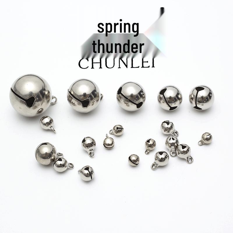 Sino de Coleira para Animais de Estimação Banhado a Prata e Pingente de Ornamento de Natal