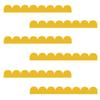 Yellow Wall Corner Line Decals, Carved Arch Geometric Wall Stickers for Cabinet and Wall Decor