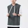 [FLYSKY] Hoodie Men's Short Sleeve Summer Clothes T-shirt Relaxing Hooded Sweatshirt Casual Big Size Sweat Absorbent and Quick Drying