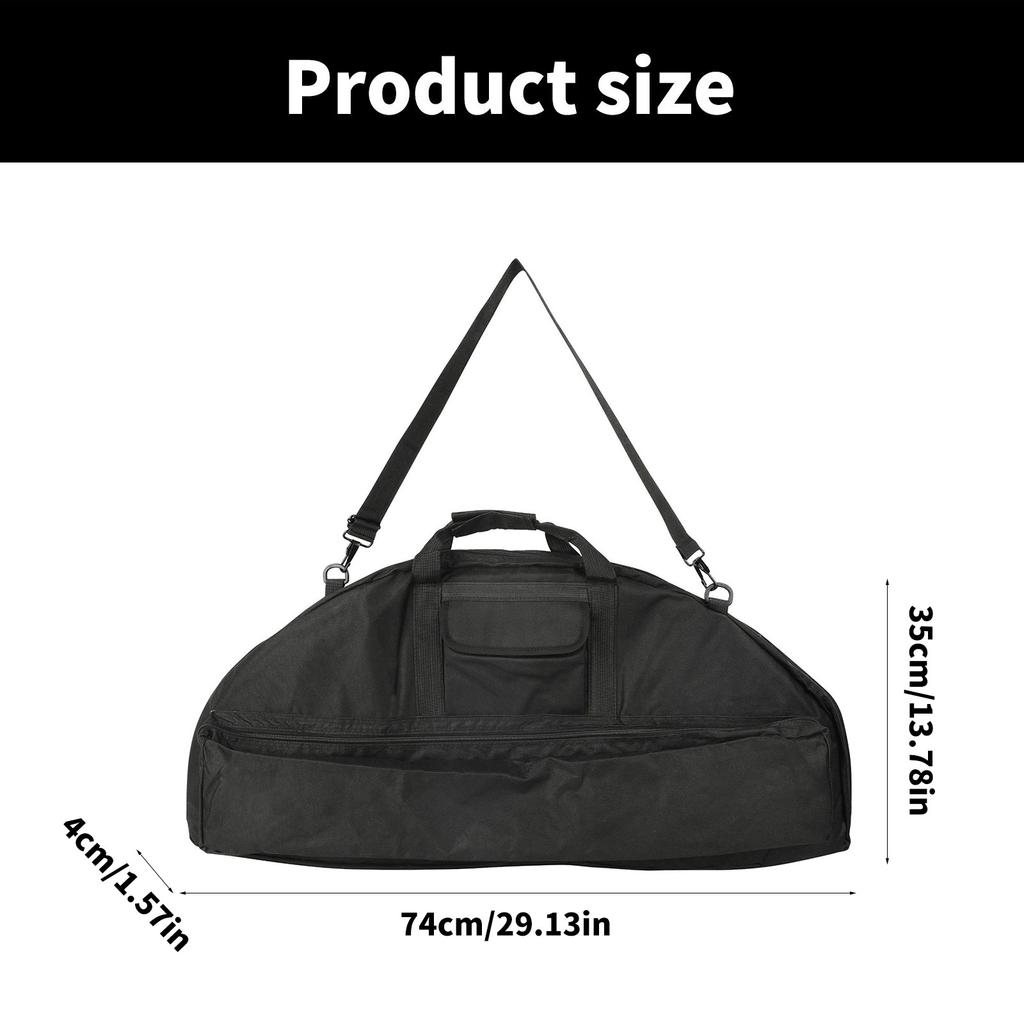 Geantă Portabilă pentru Arc Compus Rucsac pentru Arc de Exterior Husă de Transport Moale Ușoară Pânză Geantă pentru Arc pentru Vânătoare și Tir în Aer Liber