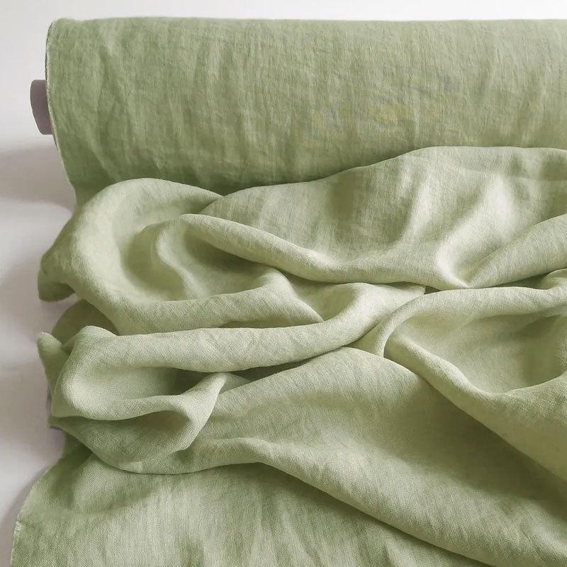100% French Natural Linen Fabric,280cm Wide Soft Breathable Pure Linen Cloth for Clothing Curtains Tablecloths Sewing Home Decor