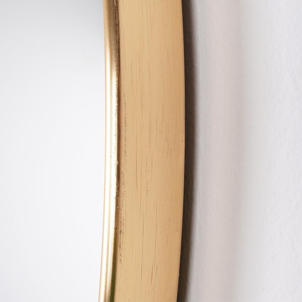 Gold Round Wall Mirror 50 Cm