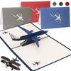 3D Pop-Up Foldable Vintage Biplane Greeting Card - Handmade Aviation Themed Card Ideal for Birthday, Graduation Themed Gifts