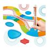 Geometry Spirograph Drawing Stencils Set Painting Template Art Crafts Creative Kids Educational Toy Variety Of Flowers Ruler