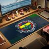 Fenerbahce Druck Kissen Rutschfest Laptop Tablet Großes Mauspadd XXL Matte Mini-PC Spielmatte Mit Verriegeltem Rand