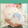 Plush Hellokitty Soft Pillow With Flower And Bow Decorations For Gift Kids