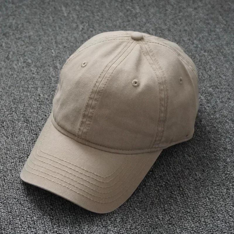 Solid  Cap Four Seasons Women Ponytail Baseball Caps Big Size  Men Baseball Cap Cotton Outdoor Simple  Visor Casual Cap