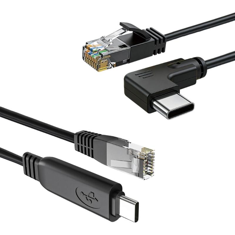 USB C To RJ45 Ethernet Cable Adapter 150cm/300cm Type C To RJ45 LAN Cord For Laptop Phone Gigabit Speed Plug and Play