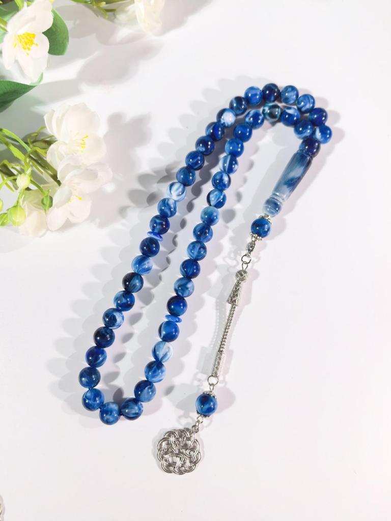 Handmade Resin Prayer Beads - Muslim Rosary with Handheld Beaded Design