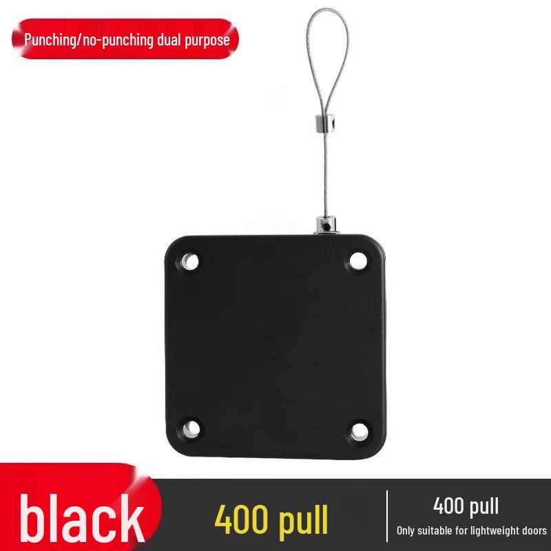 

Silent Automatic Door Closer with Spring: Easy, Punch-Free Installation for Wooden Doors