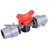 20mm PE Pipe Valve Lock Straight Connector for Drip Irrigation - Ring Type for Agriculture and Greenhouses