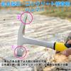 RYOHIN Lab. Rock Pick Hammer for Geological Surveys, Easy Grip, Rock Mining, Mining Exploration, Crushing, Quarrying (Pointed Hammer)