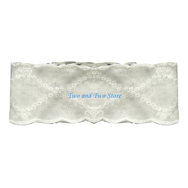 HX6F Breathable Lace Belt For Women Adjustable Ribbon Tie Elegant Waist Multi Functional Hair Accessory