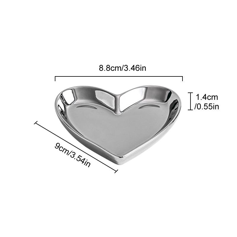 1PC Necklace Decorative Plate Shop Dressing Table Creative Earring Hanging Board Home Supplies Ceramic Tray Jewelry Stand