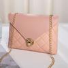 Embroidered Rhombus Chain Small Square Bag New Versatile Simple Mobile Phone Change Women's Bag