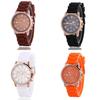 Silicone Case Ladies Quartz Watch With World Time Function For Fashion Students