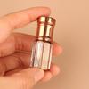 Perfume Bottling Gold Glass Mini Transparent Empty Sample Vial Essential Oil Bottles Refillable Bottles Dropper Bottles Perfume