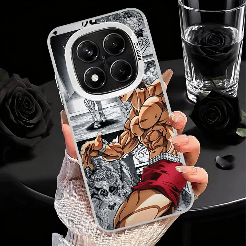 Baki the Grappler Anime Shockproof Phone Case for Xiaomi Redmi Note 15 14 13 12 Pro Plus 11 11S 11T 5G Cover Anti Fall Fundas