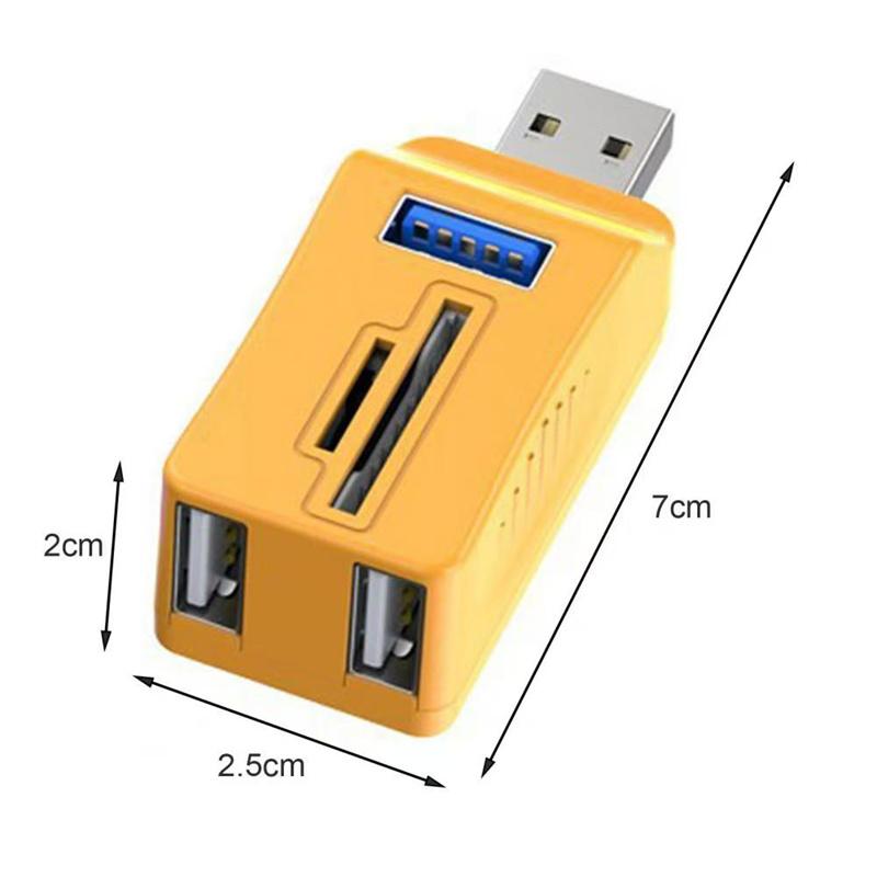 5 in1 Multi Ports USB 3.0 2.0 Hub Expansion Splitter for HDD SSD Connecting Mobile Hard Disk U Disk Camera Keyboard Mouse Multi Ports Adapter