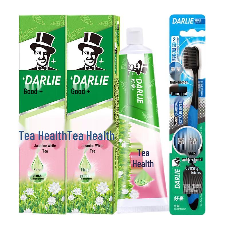 

Darlie Tea Care Jasmine White Tea Toothpaste Set