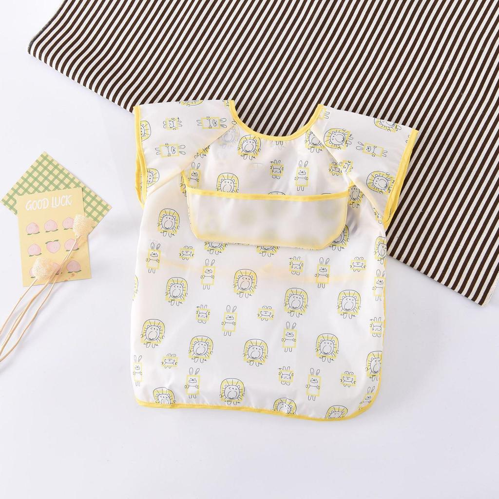 New Sleeveless Baby Bibs: Waterproof, Stain-Proof, and Food-Catching Coveralls