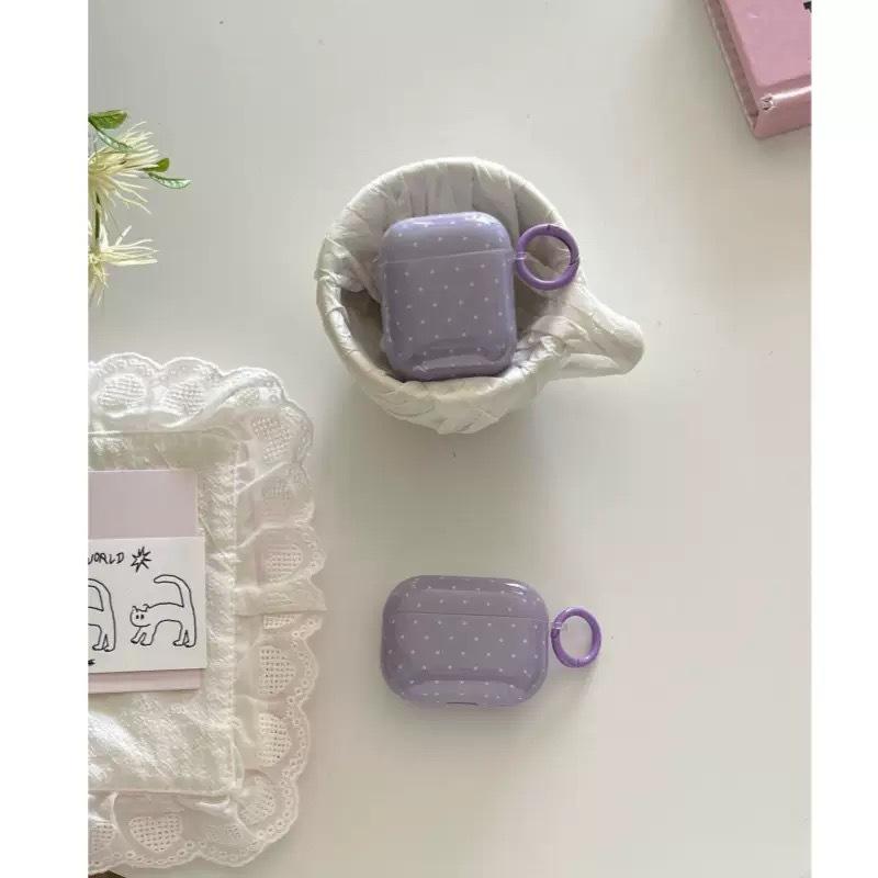 Multi-color Gray Powder Polka Dots Are Suitable for Apple AirpodsPro1 Bluetooth Headset 1 Protective Case Soft Headphone Case 1st Generation Pro