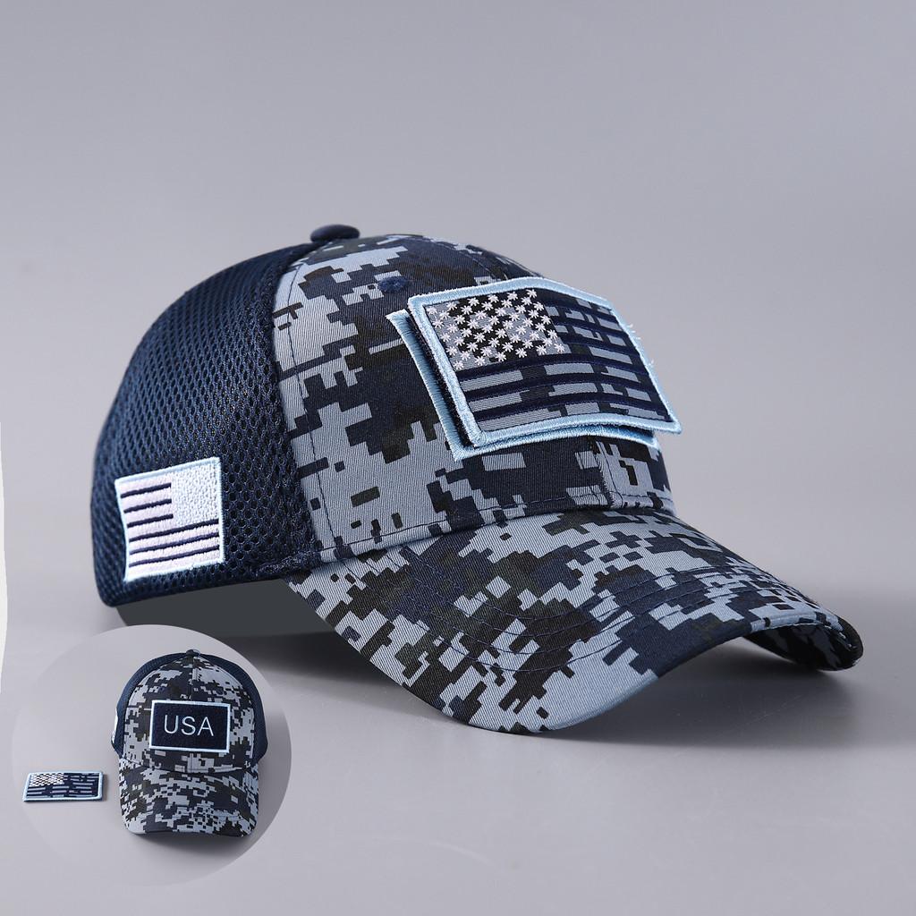 Usa Flag Baseball Hat With Breathable Cotton Material For Tactical Outdoor Activities