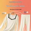 Women's V-Neck Thermal Underwear Set: Thickened German Velvet, Long-Sleeved for Autumn and Winter
