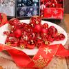 Christmas Balls Ornaments Delightful Classic Gift Set Shatterproof Plastic Decor for Xmas Tree Holiday Wedding Party Decorations