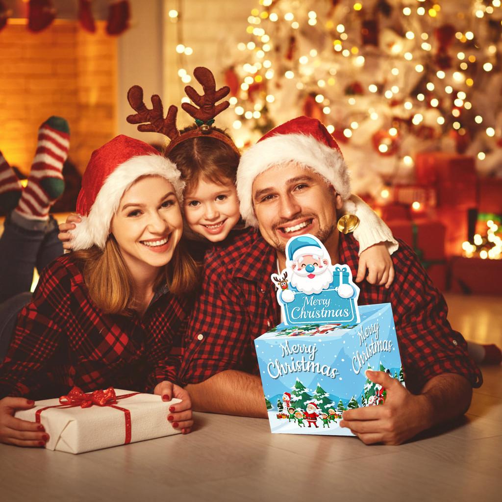 Claus Santa Theme Gift Box Christmas Party Decoration Holiday Supplies Giving