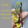 Fashion HD Cutting Edge Reading Glasses for Men Women Natural Bamboo Leaf Green Style Frame Crystal Stone Lens Glasses 100 Degrees -400 Degrees