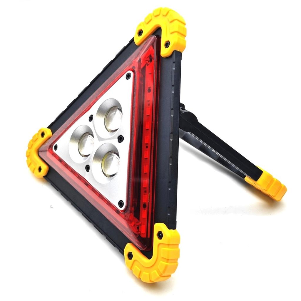 Trójkąt ostrzegawczy LED, latarka, PowerBank + akumulatory Off-Road