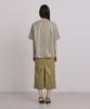 Bundercammer Fake Leather Skirt_Olive