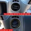 FOR SUZUKI EVERY 2024 2025 ABS carbonfiber Interior Front Dashboard Side Air Conditions Outlet Cover Side AC Outlet Vent Cover