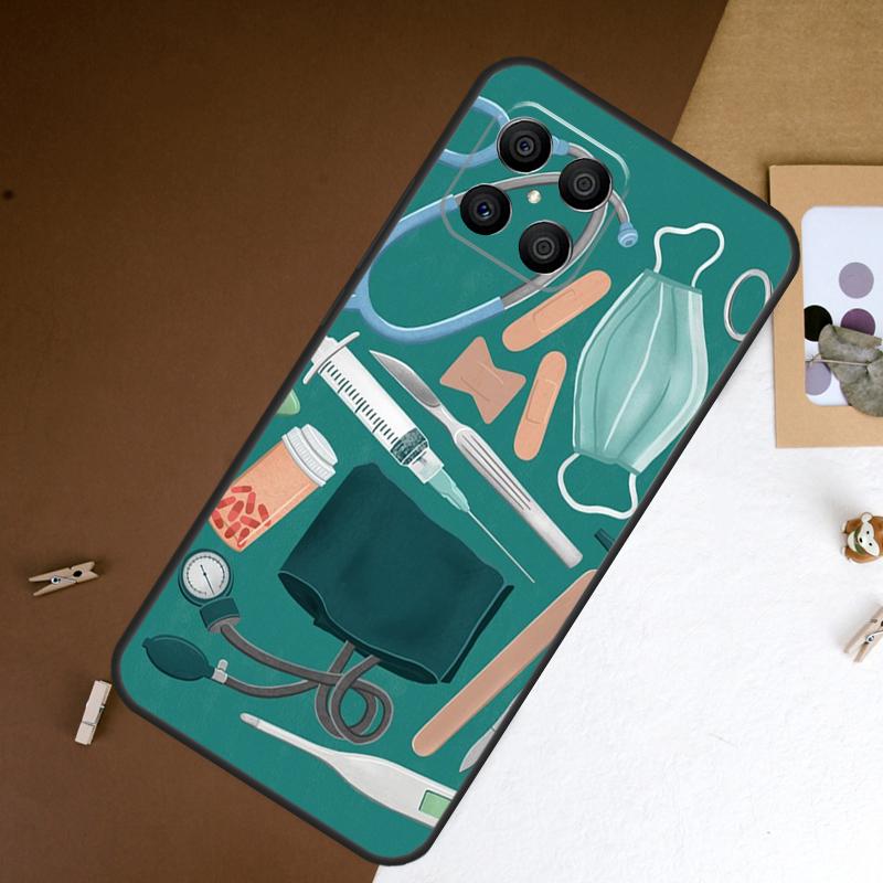 Cartoon Doctor Nurse Case For Honor Magic 8 5 6 7 Pro X9a X9b X9c X9d X8b X8c Win RT 50 70 90 200 400 Lite Cover