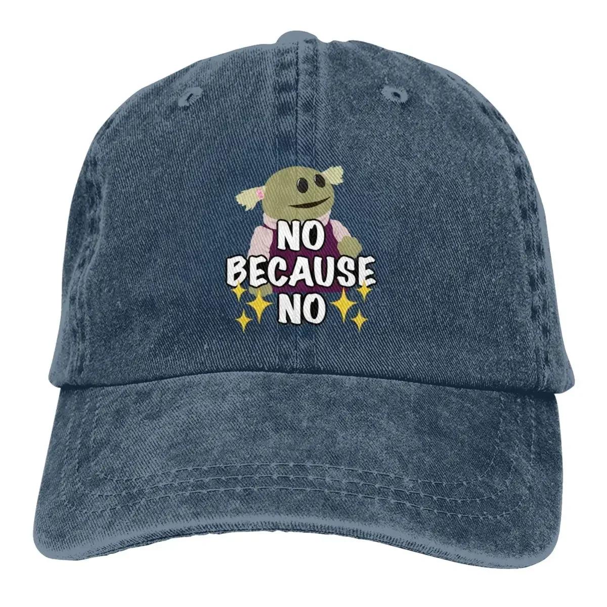 

No Because No - Nanalan (no Border) Casual Outdoors A Baseball Cap One Size