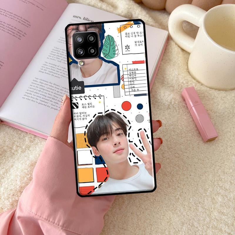 Cha Eun Woo Koreanischer Schauspieler Sänger Für Samsung Galaxy A54 A34 A14 A13 A52 A32 A12 A22 A72 A52S A33 A53 A73 A71 A51 Handyhülle