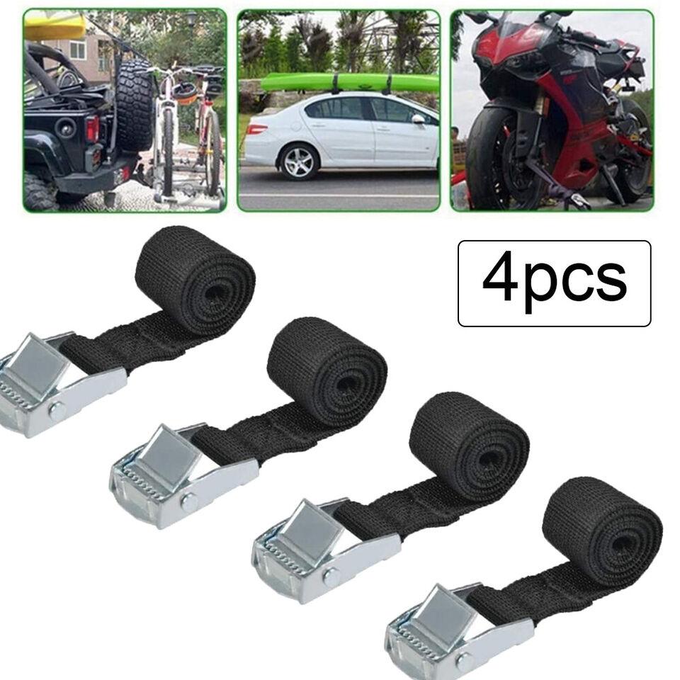 4PCS Rack Straps for Thule RideOn Bike Buckle Binding Strap Wear Resistant Fixing Belts Bicycle Carrier Tensioner Tray Strap