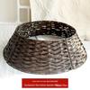 Hand-Woven Christmas Tree Skirt Basket Ornament 