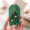 50 Sheets Handmade 3D Effect Label 10m Rope Paper Hang Tags  Clothes Packaging