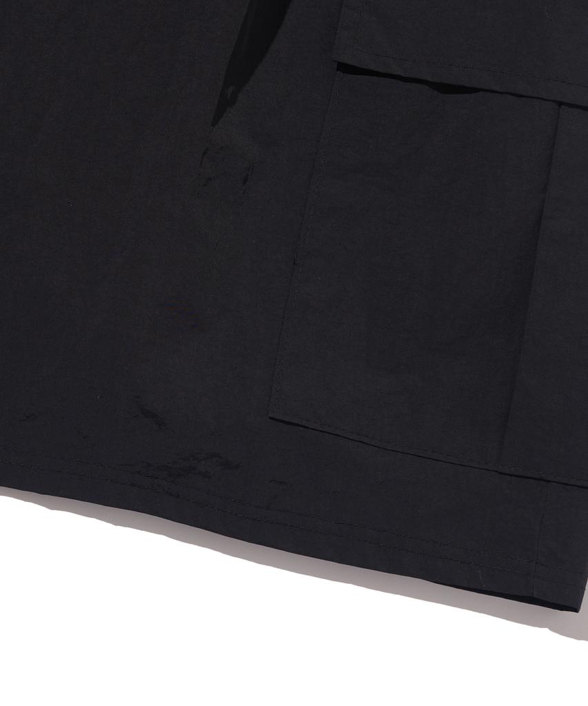 CARGOBROS Nylon Cargo Bermuda Pants (Black)