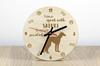 Saluki, Levriero Persiano, Segugio Arabo, Levriero di Gazzella - orologio con cane, orologio in legno con incisione, orologio personalizzato da Art-Dog