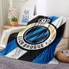 1PC Club Brugge KV Patterned Flannel Blanket Suitable For All Seasons for Home Decor Warmth and Comfort Gifts Holiday Present