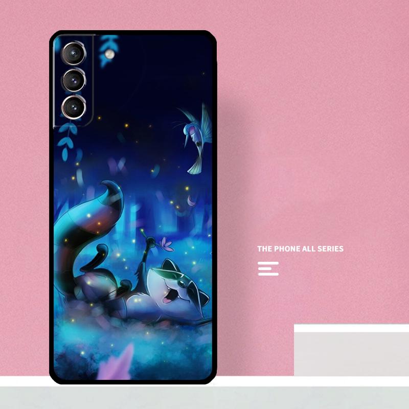 Funny little raccoon Phone Case For Samsung Galaxy S26 S23 Ultra S20 S21 S22 S24 S25 Plus S10 S25 FE Cover Coque