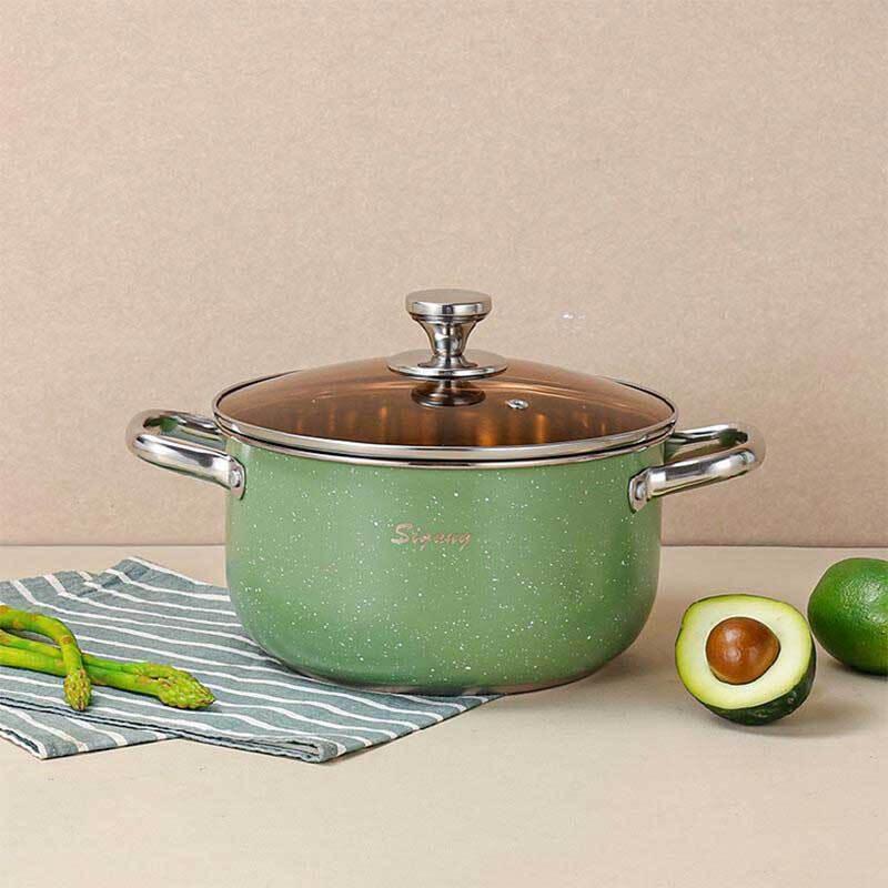 SISTEEL Spring Design Soup Pot